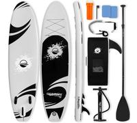 SereneLife Inflatable SUP Stand Up Paddle Board with Paddle & Pump
