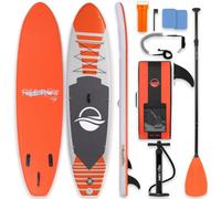 SereneLife Inflatable SUP Stand Up Paddle Board with Paddle & Pump