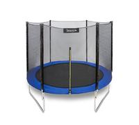 SereneLife Kids Outdoor Jump Set, 244cm / 305cm / 366cm Round Bouncer with Safety Enclosure Net, ASTM Approved for Toddlers, Teens & Adults