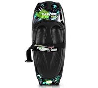 Serenelife Kneeboard, Water Sport Kneeboard with Hook for Children and Adults, Black/Green