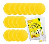 SereneLife Lemon Fragrance Scented Disc for Towel Warmer Bucket, Yellow, One Size, Lemon