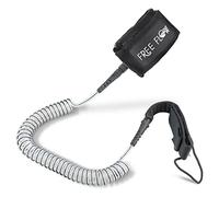 SereneLife SUP Safety Leash with Quick Release Pull Tab and 360° Swivel Rotation, Coiled Leg Leash for Inflatable Stand Up Paddle Boards