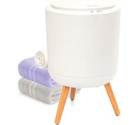 SereneLife Towel Warmer 12L Freestanding Bucket - Compact Bathroom Spa Heater with Timer & Auto Shut Off, Aroma Function, LED Indicator, Fits 1 Large Towel or Robe