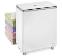 SereneLife Towel Warmer 20L - Luxury Spa Bathroom Heater, Fits 2 Large Towels, Fragrance Function, Delayed Start Timer, Auto Shut Off, Silver