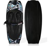 SereneLife Water Sport Kneeboard with Hook and Board Strap for Kids & Adults, Ideal for Boating, Waterboarding, Kneeling Boogie Board, and Knee Surfing, Black / Blue