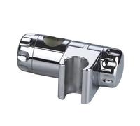 SERENEPEAK 1/2/3pcs Replacement Hand Shower Bracket for Slide Bar Adjustable Chrome Plated Bathroom Pipe Shower Head Holders(Silve a,1pc)