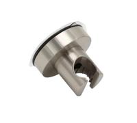 SERENEPEAK ABS Fixed Handheld Shower Holder Bracket Wall Mounted Chrome/Brushed/Black Bidet Sprayer Holder(Brushed Nickel)