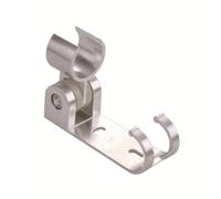 SERENEPEAK Bracket Shower Head Holder with Screw Adjustable Bath Bathing Bathroom Fixed Base Holder Hooks Stand Wall Mounted