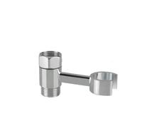 SERENEPEAK Handheld Shower Holder Wall Mounted Toilet Sprayer Base Support 360° Rotatable Bracket Faucet Connector(Abs)