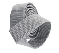 SERENEPEAK Webbing Tape, Cotton for Bags Upholstery Rucksack Backpacks Luggage Cargo Strapping Belts, 10 Yards/lot(Grey,25MM)