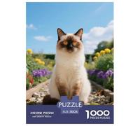 Serengeti, 1000-piece Puzzle, Leisure And Mental Challenge in One, Perfect for Collectors Or Art Lovers, Suitable for Ages 10+, Pet Cat, 38x26cm/1000pcs