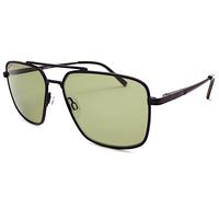 Serengeti Aitkin Polarized Sunglasses Matte Black/ 555nm Green Lenses SS554002