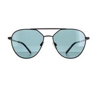 Serengeti Aviator Matte Black Saturn Polarized Petrol Blue Odell Serengeti Black One Size