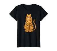 Serengeti Cat Costume Halloween Design Value Graphic T-Shirt, Women, Black, S
