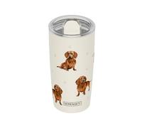 SERENGETI Dachshund 20 Oz. Stainless Steel, Vacuum Insulated Tumbler with Spill Proof Lid - 3D Print - Insulated Travel mug for Hot or Cold Drinks (Dachshund Tumbler)