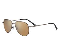 Serengeti Haywood Small Polarized SS544001 Men's Sunglasses Brown Size 55