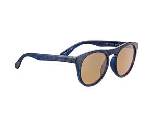 Serengeti - Kingman Shiny Tortoise Dark Blue Saturn Polarized Drivers - Sunglasses