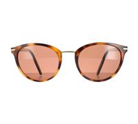 Serengeti Round Womens Shiny Havana Mineral Polarized Drivers Brown Elyna - One Size