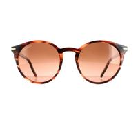 Serengeti Sunglasses Leonora 8841 Shiny Striped Brown Mineral Polarized Drivers Gradient
