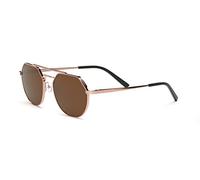 Serengeti Unisex SHELBY Sunglasses, Shiny Light Rose Gold, M