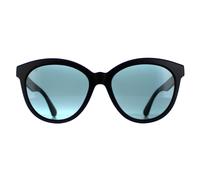 Serengeti Women's Round Matte Black Saturn Polarized Petrol Blue Endee Serengeti Black One Size