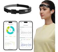 SereniBrain Meditation Headband, EEG Neurofeedback Device, Real-Time Audio & Visual Feedback for Meditation Training | Tracks Alpha, Beta, Gamma, Theta, Delta and SMR Brain Waves