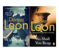 Serenissima Secrets Collection by Donna Leon - Give Unto Others & So Shall You Reap: Two Compelling Commissario Brunetti Mysteries of Modern Venice (2-Book Set)