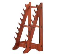 Serenitison 7 Layer Honghuali Sword Stand,Anime Sword Holder,Musical Instrument Display,Weapon Display Stand Mini Samurai Knife Sword Holder Rack,Miniature Sword Stand,Can Hold 7-8 Miniature Knives