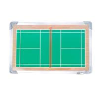 Serenitison Badminton Tactical Board,Portable Coach Board,Badminton Match Training Tactics Board,Magnetic Badminton Coaching Boardwith Magnetic Pen*5,Magnetic Eraser(45 * 30 * 1.5cm)