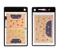 Serenitison Futsal Coaching Tactical Board,Futsal Training Assistant Equipment,Double Sided Design,Portable Futsal Magnetic Tactics Board,Tactics Strategy Coach Board With Magnets And Pen(38 * 23cm)