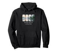 Serenity A State Of Calm Peaceful Nature and Zen Mindfulness Pullover Hoodie