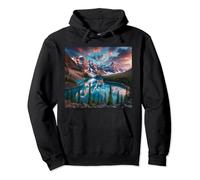 Serenity at Moraine Lake Pullover Hoodie