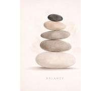 Serenity Balance Notebook: Minimalist Journal for Writing, Thoughts, Ideas, and Self-Care - Beautiful Zen-Inspired Notebook for Daily Use, Relaxation, and Creative Expression