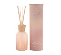 Serenity - Balance Reed Diffuser Oil 220ml / 7.5oz - Pink Pepper, Geranium & Amber Scented - Relaxing Elegant Home Scent for Home & Office Ambiance - H: 14cm x W: 6cm
