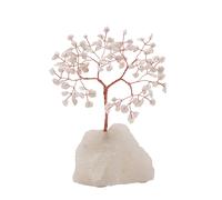 Serenity Gemstone Tree - White Jade Serenity Multicolor