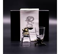 Serenity Gift Set of 6 Shot Glasses 50ml - Mystical Creatures Antique Bronze Serenity Bronze