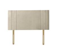 Serenity Headboards Divan Bed Headboard Rio Padded Chenille Fabric with Supplied Struts and Bolts (Cream, Single 3 FEET)