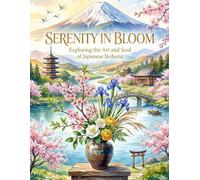 Serenity in Bloom: A Japanese Ikebana Coloring Book for Stress Relief & Mindfulness