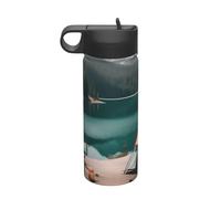 Serenity Lake Camping 18oz Sports Insulated Kettle Stainless Steel Vacuum Sports Outdoor Daily Household Use