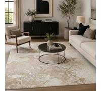 Desire Rugs Serenity Stone Abstract Sprayed Grunge Texture Rug 120 x 170cm - Wilko