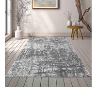 Serenity Modern Abstract Lines Area Rug - Contemporary Style for Living Room, Bedroom or Hallway Desire Rugs Grey 120cm x 170cm