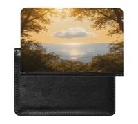 Serenity Passport Holder Cover Wallet RFID Blocking Leather Passport Wallet Passport Cover Passport Protector Credit Card Hold Travel Accessories