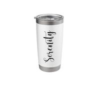 Serenity Personalized Name Custom Travel Mug Stainless Steel Insulated Tumbler