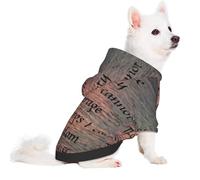Serenity Prayer (1) Dog Hoodie, Winter Warm Stretchy Pet Sweater for Small Medium and Large Dogs Medium