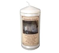 Serenity Prayer Church Candle Large 6" Christian Gift
