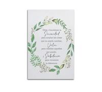Serenity Prayer Colorful Christian Canvas Poster Wall Art Poster Suitable for Room Aesthetics And Decoration Bedroom And Living Room Unframe-style 20x30inch(50x75cm)