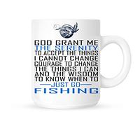 Serenity Prayer For The Fisherman - Fun Novelty Hobby/Sport Themed Tea/Coffee Mug/Cup - Gift Idea