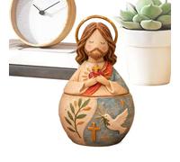 Serenity Prayer Keepsake Box Virgin Mary Jesus Desktop Decor