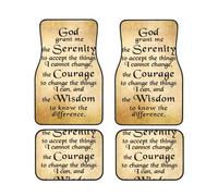 Serenity Prayer On Beach 4 Pieces Car Floor Mats Car Carpets Full Sets Universal Fit for SUV, Vans, Sedans, Trucks All Weather Protection Auto Foot Carpet