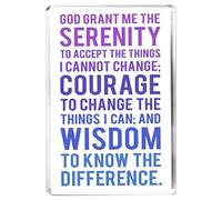 Serenity Prayer - Religious Christian Verse - Ombre Design - Fridge Magnet - Spiritual Gift